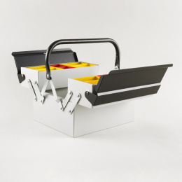 Toolbox Atena Grey/Black i gruppen Skapande & Hobby / Organisera / Förvaringslådor hos Pen Store (137549)
