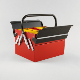Toolbox Atena Red/Black i gruppen Skapande & Hobby / Organisera / Förvaringslådor hos Pen Store (137550)