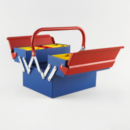 Toolbox Atena Blue/Red i gruppen Skapande & Hobby / Organisera / Förvaringslådor hos Pen Store (137551)