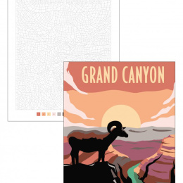 Color by Numbers: US National Parks i gruppen Skapande & Hobby / Böcker / Instruktionsböcker hos Pen Store (137576)