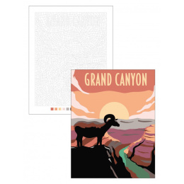 Color by Numbers: US National Parks i gruppen Skapande & Hobby / Böcker / Instruktionsböcker hos Pen Store (137576)