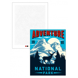 Color by Numbers: US National Parks i gruppen Skapande & Hobby / Böcker / Instruktionsböcker hos Pen Store (137576)