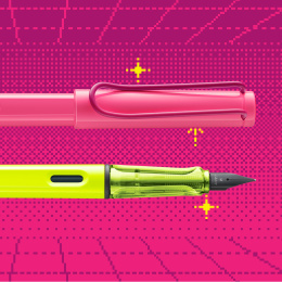 Safari Reservoar Neon Yellow i gruppen Pennor / Fine Writing / Reservoarpennor hos Pen Store (137577_r)