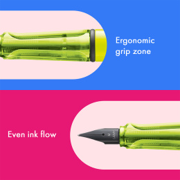 Safari Reservoar Neon Yellow i gruppen Pennor / Fine Writing / Reservoarpennor hos Pen Store (137577_r)