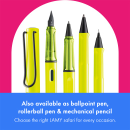 Safari Reservoar Neon Yellow i gruppen Pennor / Fine Writing / Reservoarpennor hos Pen Store (137577_r)