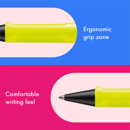 Safari Kulspetspenna Neon Yellow i gruppen Pennor / Fine Writing / Kulspetspennor hos Pen Store (137580)