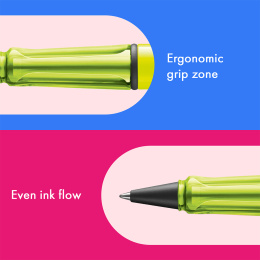 Safari Rollerball Neon Yellow i gruppen Pennor / Fine Writing / Rollerball hos Pen Store (137581)