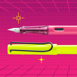 Safari Reservoar Neon Pink i gruppen Pennor / Fine Writing / Reservoarpennor hos Pen Store (137583_r)