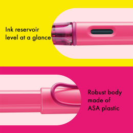 Safari Reservoar Neon Pink i gruppen Pennor / Fine Writing / Reservoarpennor hos Pen Store (137583_r)