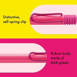 Safari Kulspetspenna Neon Pink i gruppen Pennor / Fine Writing / Kulspetspennor hos Pen Store (137586)