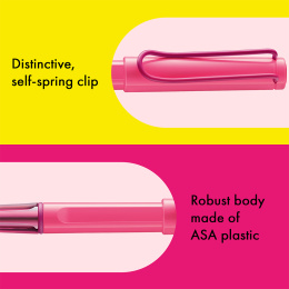 Safari Rollerball Neon Pink i gruppen Pennor / Fine Writing / Rollerball hos Pen Store (137587)
