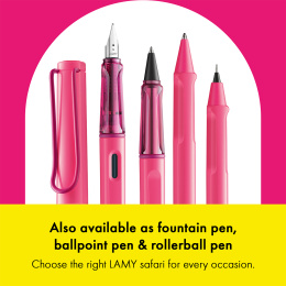 Safari Stiftpenna 0.5 Neon Pink i gruppen Pennor / Skriva / Stiftpennor hos Pen Store (137588)