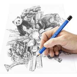 Blyertspenna Mars Lumograph Jumbo i gruppen Pennor / Skriva / Blyertspennor hos Pen Store (137592_r)