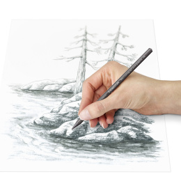Grafitpennor Mars Lumograph 6-set i gruppen Konstnärsmaterial / Kritor och blyerts / Grafit och blyerts hos Pen Store (137602)