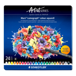 Akvarellpennor Mars Lumograph 24-set i gruppen Pennor / Konstnärspennor / Akvarellpennor hos Pen Store (137605)