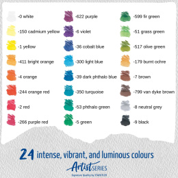 Akvarellpennor Mars Lumograph 24-set i gruppen Pennor / Konstnärspennor / Akvarellpennor hos Pen Store (137605)