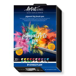 Pigment Arts Big Brush Pen 20-set + i gruppen Pennor / Konstnärspennor / Penselpennor hos Pen Store (137631)