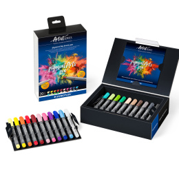 Pigment Arts Big Brush Pen 20-set + i gruppen Pennor / Konstnärspennor / Penselpennor hos Pen Store (137631)