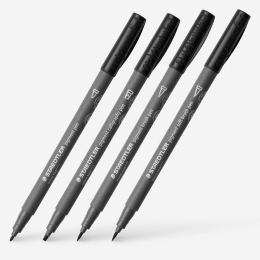 Pigment Arts Intense Black 4-set i gruppen Pennor / Konstnärspennor / Tuschpennor hos Pen Store (137634)