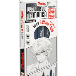 Drawing Set Manga Face & Shojo i gruppen Pennor / Konstnärspennor / Fineliners hos Pen Store (137666)