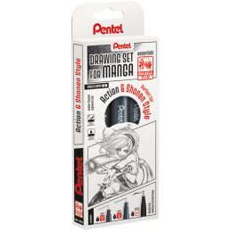 Drawing Set Manga Action & Shonen i gruppen Pennor / Konstnärspennor / Fineliners hos Pen Store (137667)