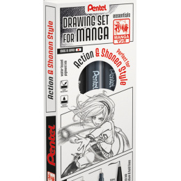Drawing Set Manga Action & Shonen i gruppen Pennor / Konstnärspennor / Fineliners hos Pen Store (137667)
