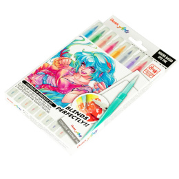 Brush Sign Pen Twin Expressive Set Manga i gruppen Pennor / Konstnärspennor / Penselpennor hos Pen Store (137669)