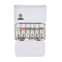 Horadam Aquarell Tub 5ml 6-set i gruppen Konstnärsmaterial / Konstnärsfärger / Akvarellfärg / Akvarellfärg på tub hos Pen Store (137786)
