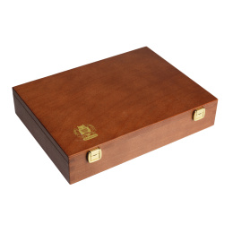  Oljefärg Norma Blue Wooden Set i gruppen Konstnärsmaterial / Konstnärsfärger / Oljefärg hos Pen Store (137788)