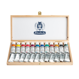 Horadam Aquarell Wood 20 ml 12-set i gruppen Konstnärsmaterial / Konstnärsfärger / Akvarellfärg / Akvarellfärg på tub hos Pen Store (137790)