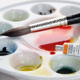 Horadam Aquarell Wood 20 ml 12-set i gruppen Konstnärsmaterial / Konstnärsfärger / Akvarellfärg / Akvarellfärg på tub hos Pen Store (137790)