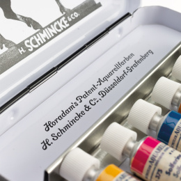 Akademie Aquarell Half Pans 6x5 ml i gruppen Konstnärsmaterial / Konstnärsfärger / Akvarellfärg / Akvarellfärg i kopp hos Pen Store (137809)
