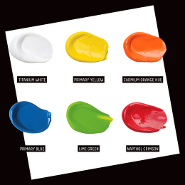 Akrylfärg Basics Creator's Set 6x22 ml i gruppen Konstnärsmaterial / Konstnärsfärger / Akrylfärg hos Pen Store (137828)