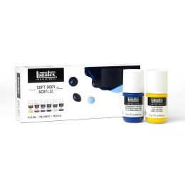 Akrylfärg Soft Body Mixing Set 6x22 ml i gruppen Konstnärsmaterial / Konstnärsfärger / Akrylfärg hos Pen Store (137837)
