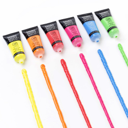 Akrylfärg Fluorescent Set Tubes 6x22 ml i gruppen Konstnärsmaterial / Konstnärsfärger / Akrylfärg hos Pen Store (137839)