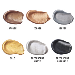 Akrylfärg Metallic & Iridescent Set Tubes 6x22 ml i gruppen Konstnärsmaterial / Konstnärsfärger / Akrylfärg hos Pen Store (137840)