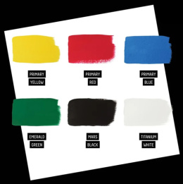 Gouachefärg Primaries Set 6x59 ml i gruppen Konstnärsmaterial / Konstnärsfärger / Gouache hos Pen Store (137843)