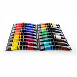 Akrylfärg Basics Set 36x22 ml i gruppen Konstnärsmaterial / Konstnärsfärger / Akrylfärg hos Pen Store (137848)