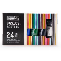 Akrylfärg Basics Set 24x22 ml i gruppen Konstnärsmaterial / Konstnärsfärger / Akrylfärg hos Pen Store (137849)
