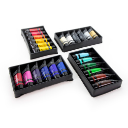 Akrylfärg Basics Set 24x22 ml i gruppen Konstnärsmaterial / Konstnärsfärger / Akrylfärg hos Pen Store (137849)