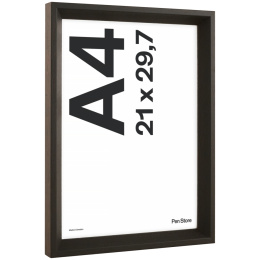 Träram Espresso 21x29,7 cm A4 i gruppen Skapande & Hobby / Organisera / Ramar / Bruna ramar hos Pen Store (137894)