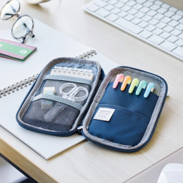 Pennfodral Smart-fit Compact Navy i gruppen Pennor / Penntillbehör / Pennskrin och fodral hos Pen Store (137914)