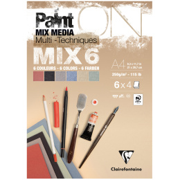 Paint`ON Konstnärsblock Mix6 A4 i gruppen Papper & Block / Konstnärsblock / Mixed media-block hos Pen Store (137964)