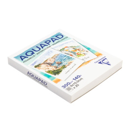 Aquapad Akvarellblock 9x10,5 cm i gruppen Papper & Block / Konstnärsblock / Akvarellblock hos Pen Store (137970)