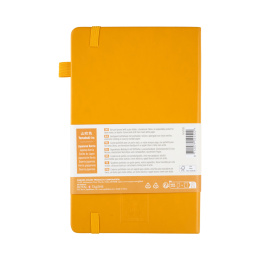 Notebook 13x21 cm Hard Cover Japanese Kerria Dotted i gruppen Papper & Block / Skriva och anteckna / Anteckningsböcker hos Pen Store (137991)