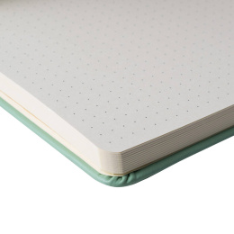 Notebook 13x21 cm Hard Cover Pale Patina Dotted i gruppen Papper & Block / Skriva och anteckna / Anteckningsböcker hos Pen Store (137992)