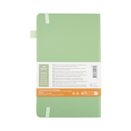 Notebook 13x21 cm Hard Cover Pale Patina Dotted i gruppen Papper & Block / Skriva och anteckna / Anteckningsböcker hos Pen Store (137992)