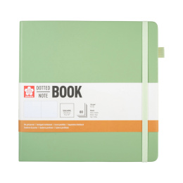 Notebook 20x20 cm Hard Cover Pale Patina Dotted i gruppen Papper & Block / Skriva och anteckna / Anteckningsböcker hos Pen Store (137993)