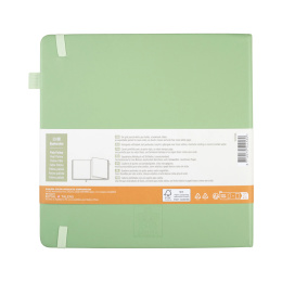 Notebook 20x20 cm Hard Cover Pale Patina Dotted i gruppen Papper & Block / Skriva och anteckna / Anteckningsböcker hos Pen Store (137993)