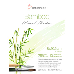 Mixed Media Bamboo 265g 8x10,5 cm i gruppen Papper & Block / Konstnärsblock / Mixed media-block hos Pen Store (137995)